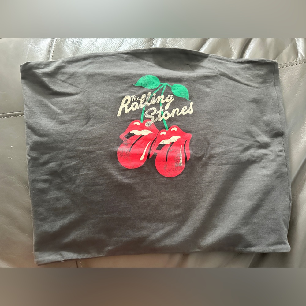 The Rolling Stones Gray Tube Top Apparel